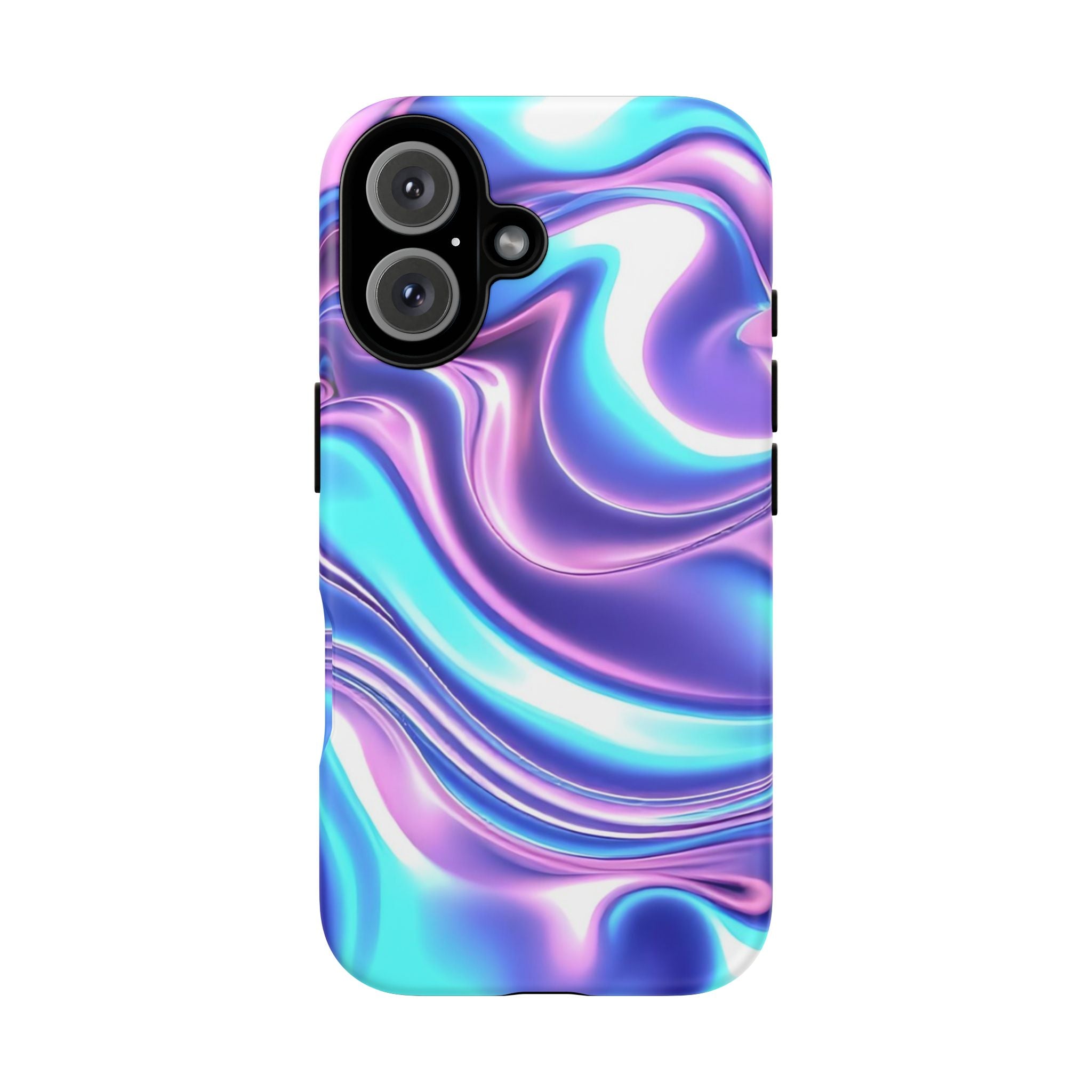 Colorful Phone Case, Tough Case, Swirl Design Phone Cover, Vibrant Phone Accessory, Gift for Her, Trendy Mobile Protection