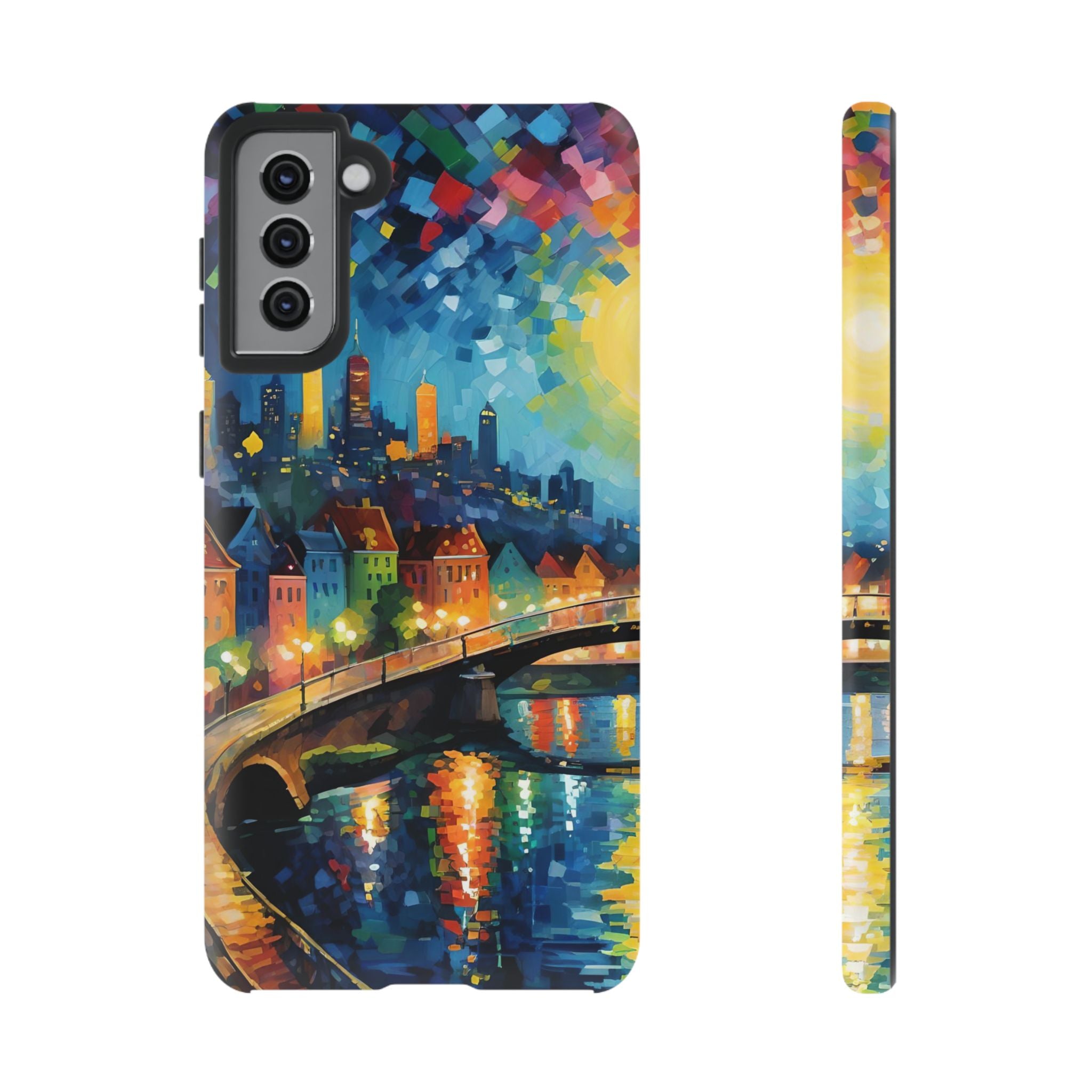 Colorful Phone Case for Tough Cases, Artistic Phone Cover, Unique Gift, Vibrant Design, Decorative Phone Accessories