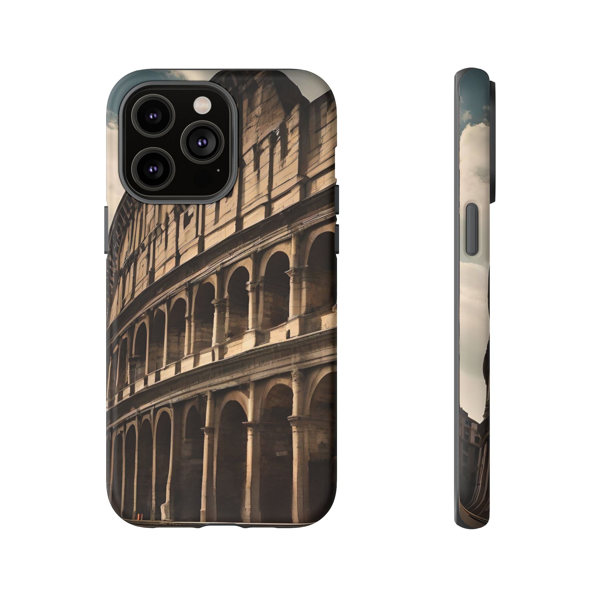 Vintage Colosseum Phone Case, Tough Cases for Travel Lovers, Unique Gift for History Buffs, Protect Your Phone with Style, Vintage Design