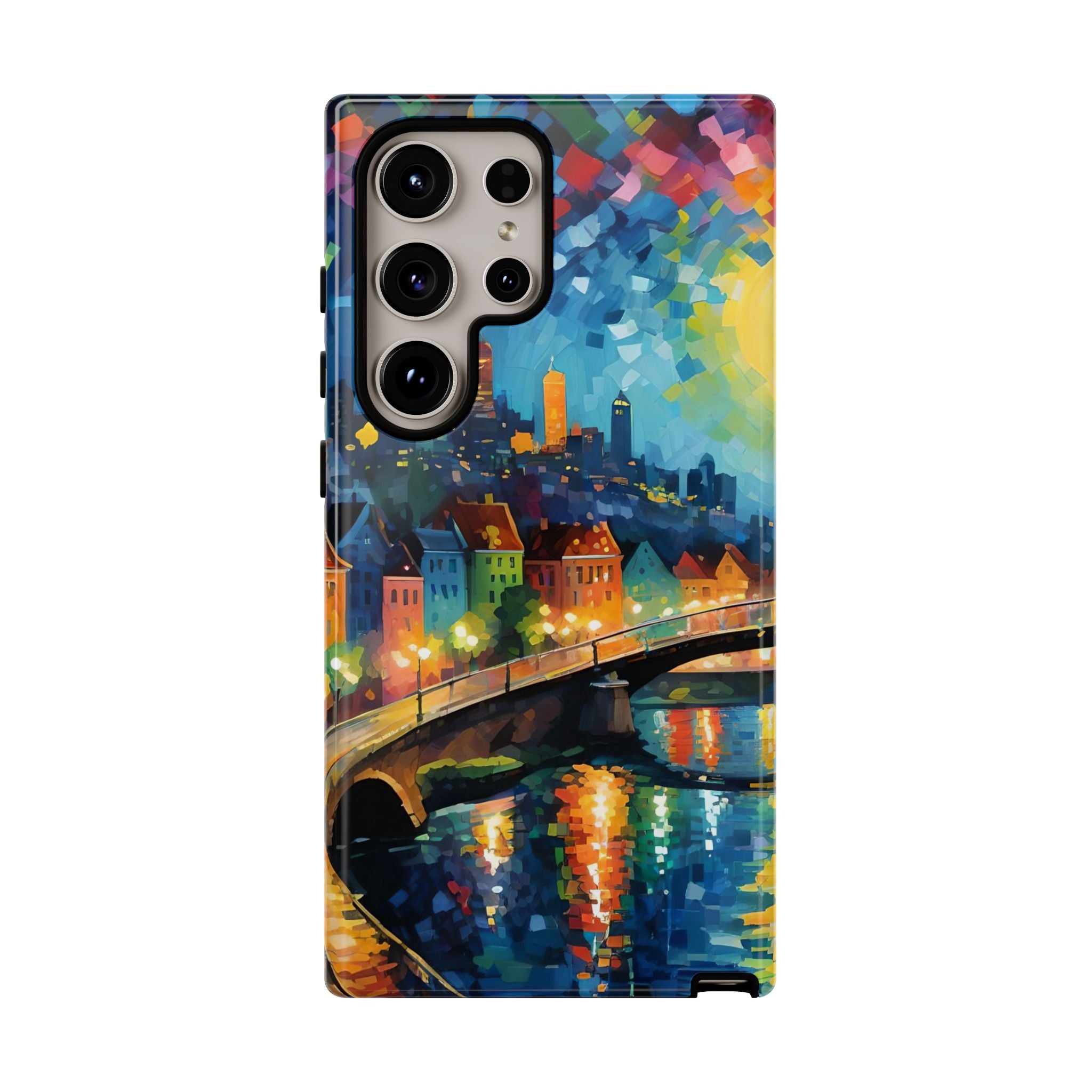 Colorful Phone Case for Tough Cases, Artistic Phone Cover, Unique Gift, Vibrant Design, Decorative Phone Accessories