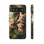 Étui de téléphone à imprimé bébé animal des bois