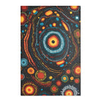 Vibrant Abstract Galaxy Print, Area Rug
