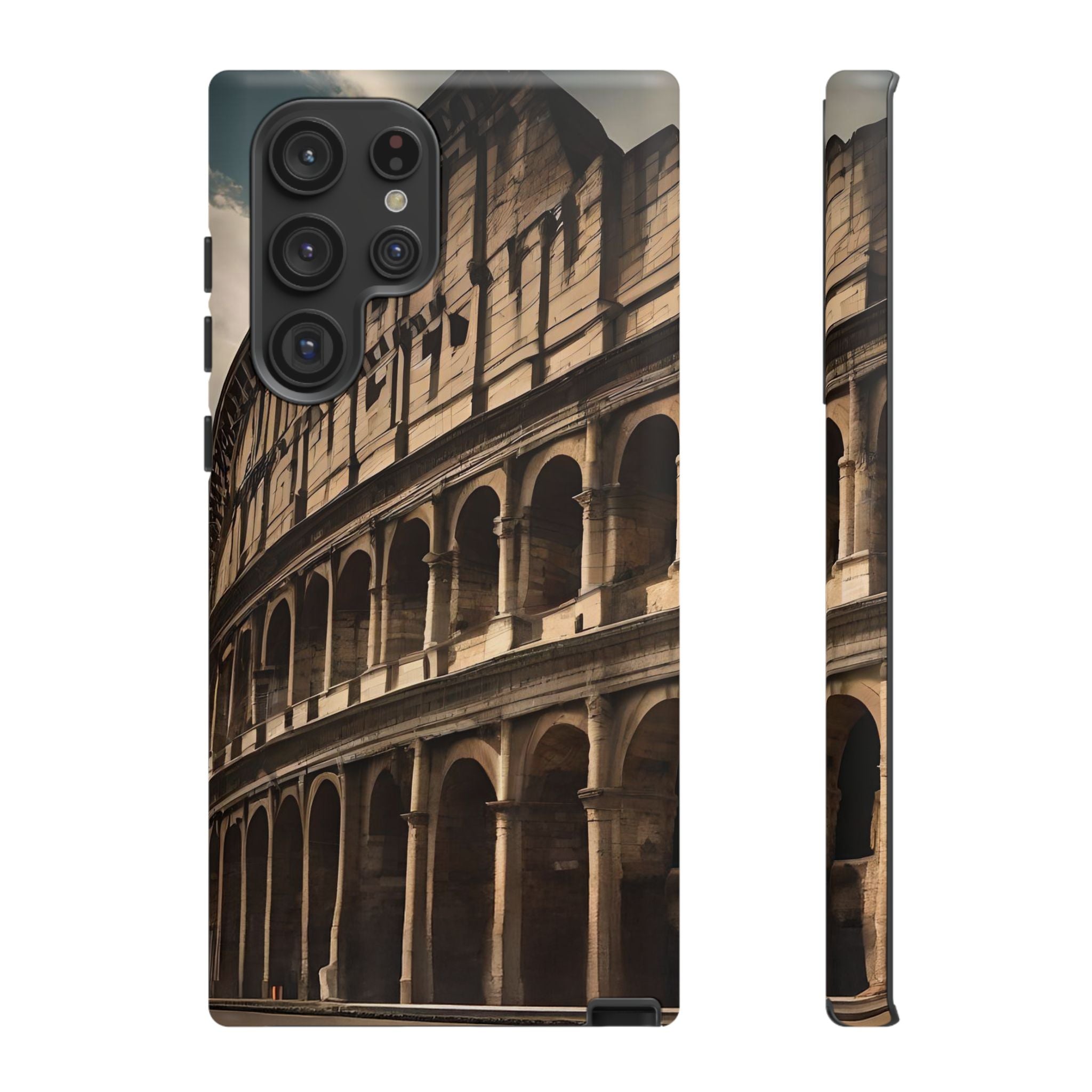 Vintage Colosseum Phone Case, Tough Cases for Travel Lovers, Unique Gift for History Buffs, Protect Your Phone with Style, Vintage Design
