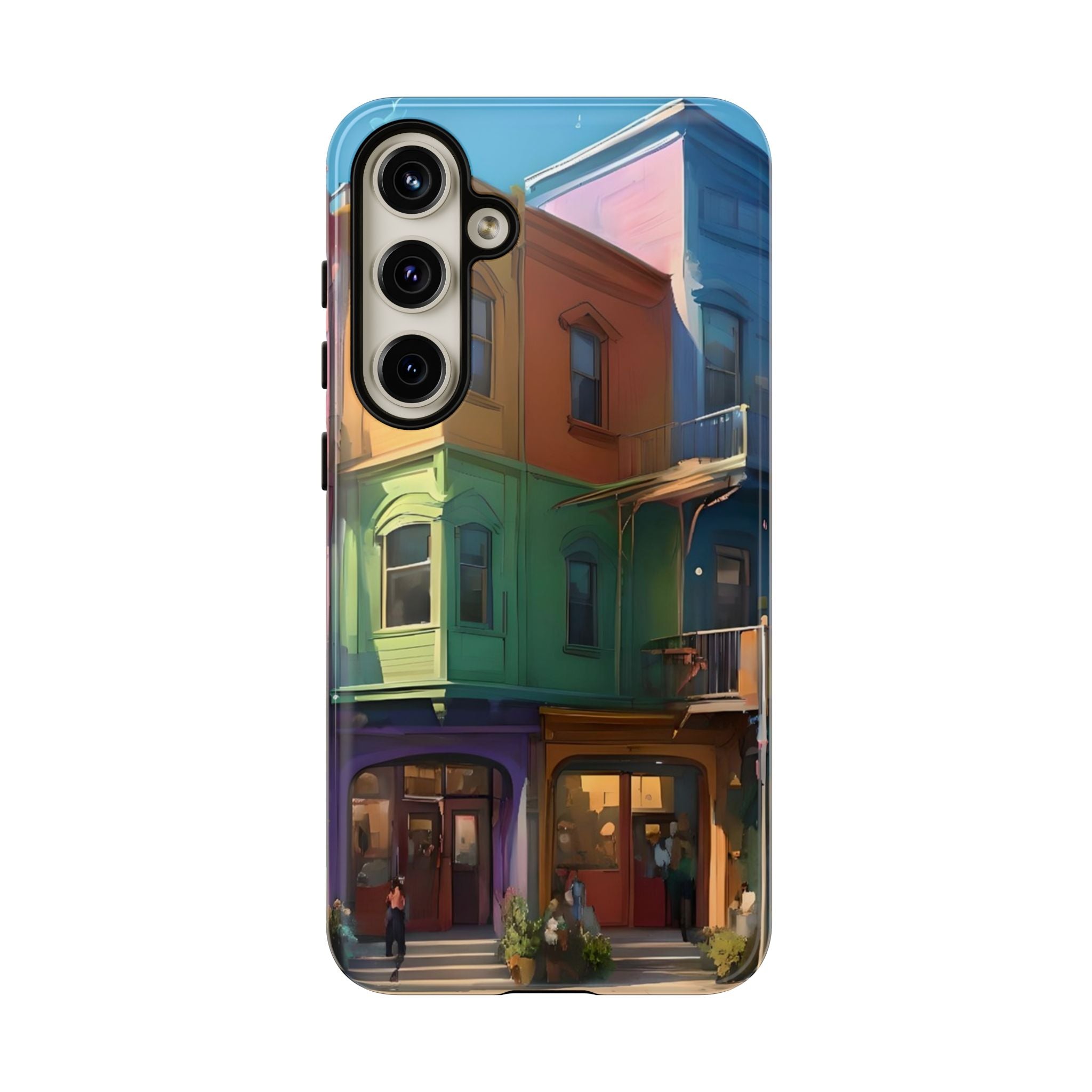 Colorful Phone Case with Artistic Cityscape Design, Tough Phone Cover, Unique Gift for Art Lovers, Vibrant Mobile Accessory, Perfect [...]