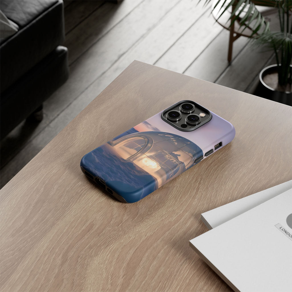 Arctic Igloo Twilight Snow Landscape, Phone Case