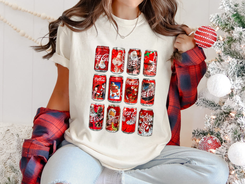 Vintage Coca Cola Christmas Cans