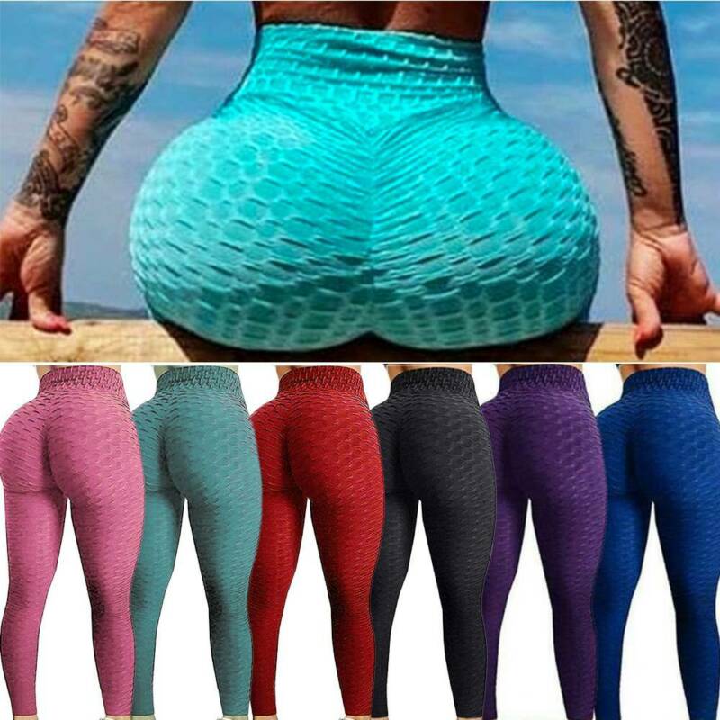 Lot de 3 - Leggings froncés, collants gainants, pantalons de yoga 