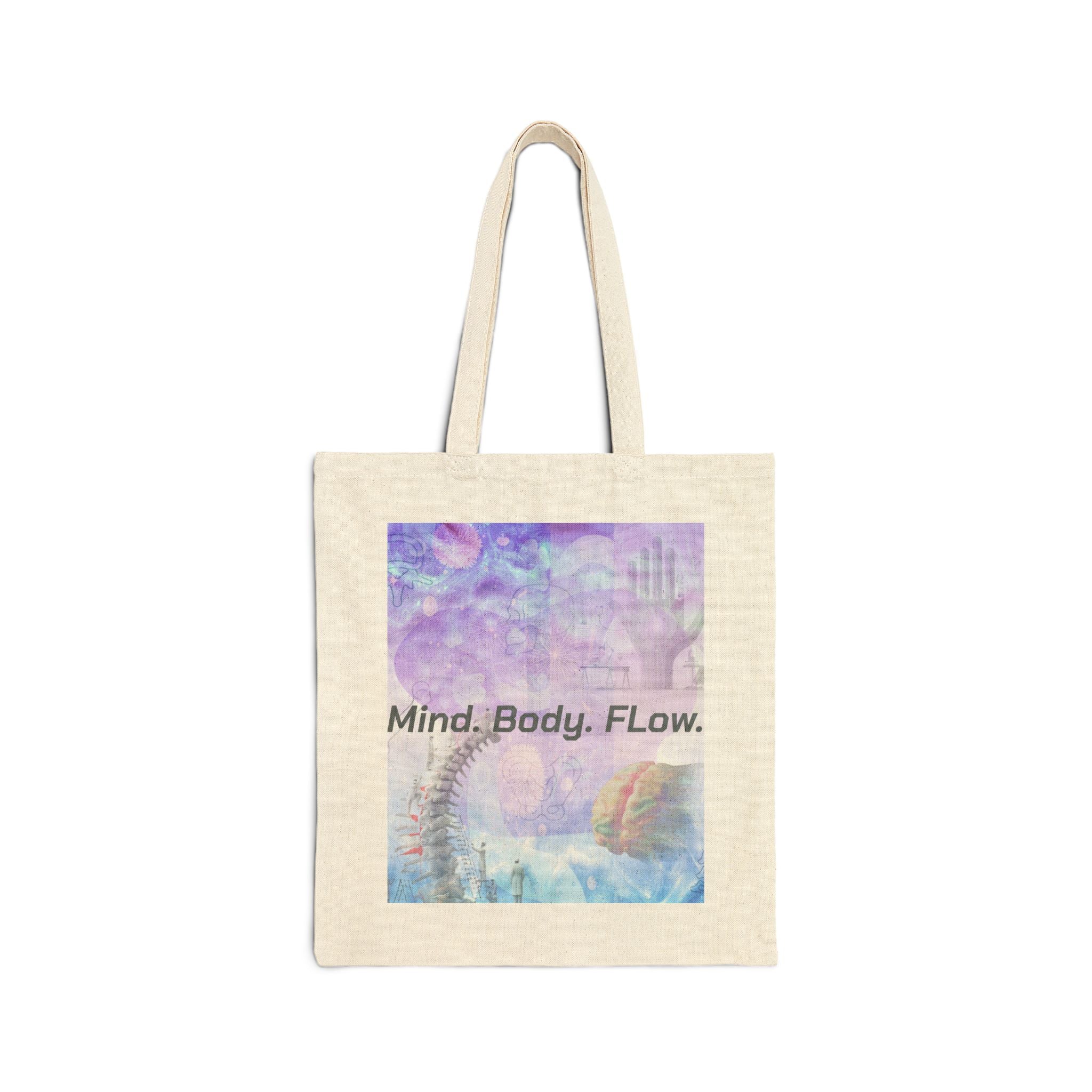 Mind Body Flow Design, Tote Bag
