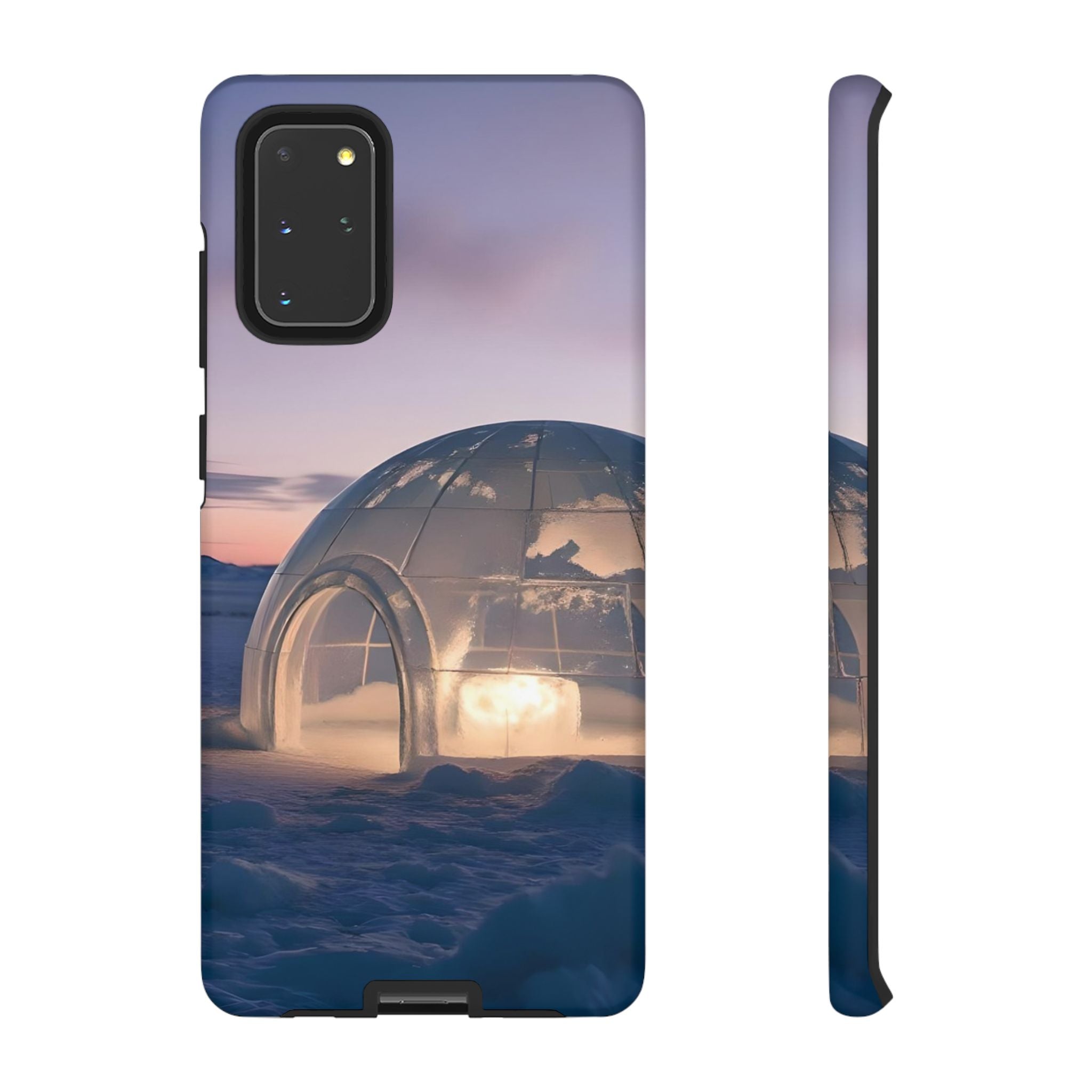 Stylish Phone Case with Igloo Design, Tough Cases for Outdoor Lovers, Unique Gift for Adventurers, Phone Cover for Winter, Protective Cases