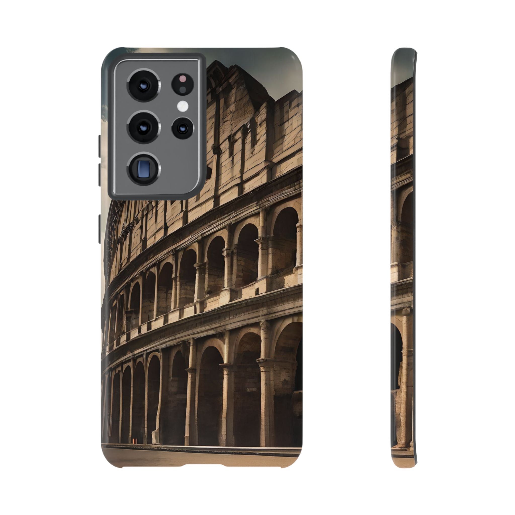 Vintage Colosseum Phone Case, Tough Cases for Travel Lovers, Unique Gift for History Buffs, Protect Your Phone with Style, Vintage Design
