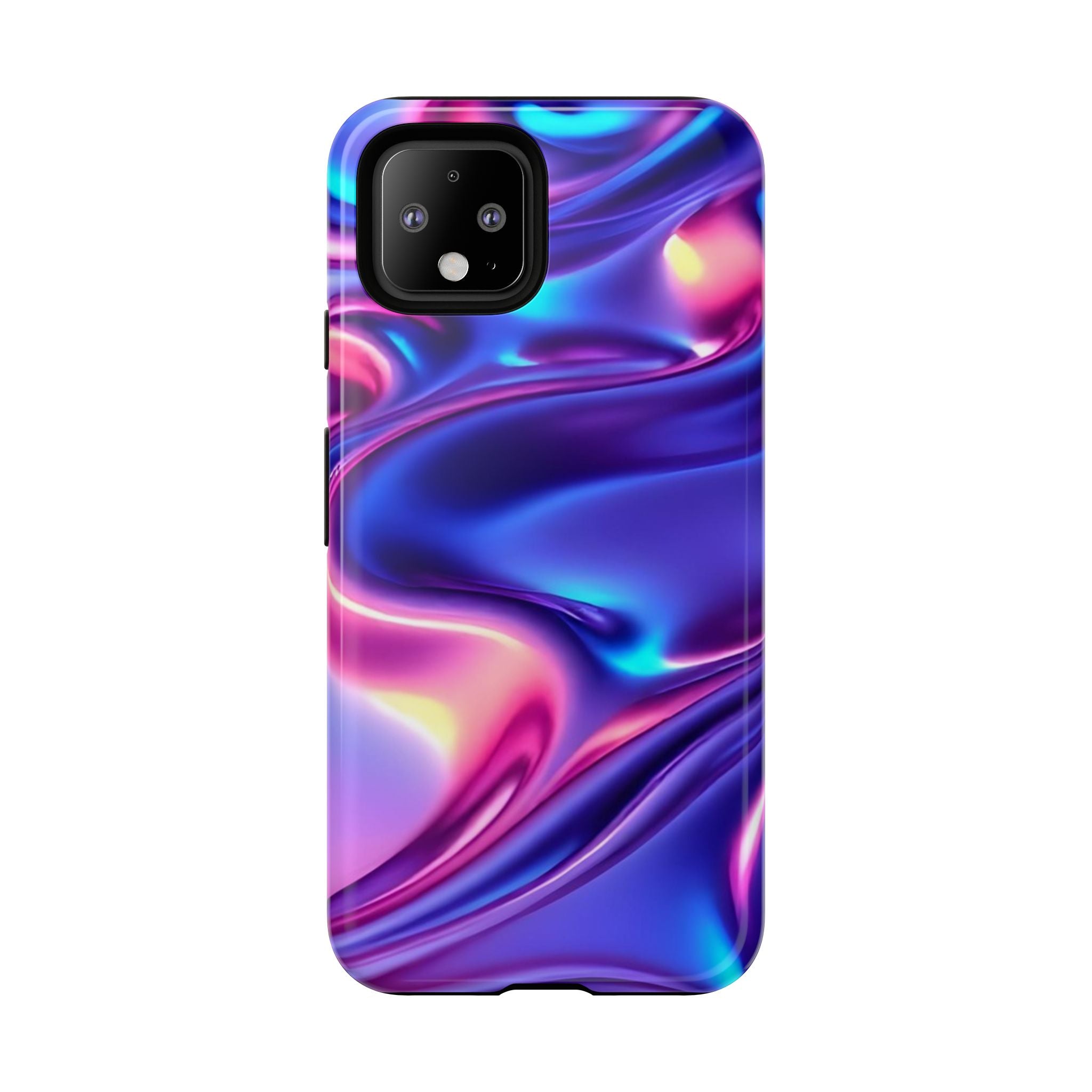 Vibrant Phone Case with Colorful Wave Design, Tough Phone Cover, Stylish Smartphone Case, Unique Gift for Her, Phone Accessories