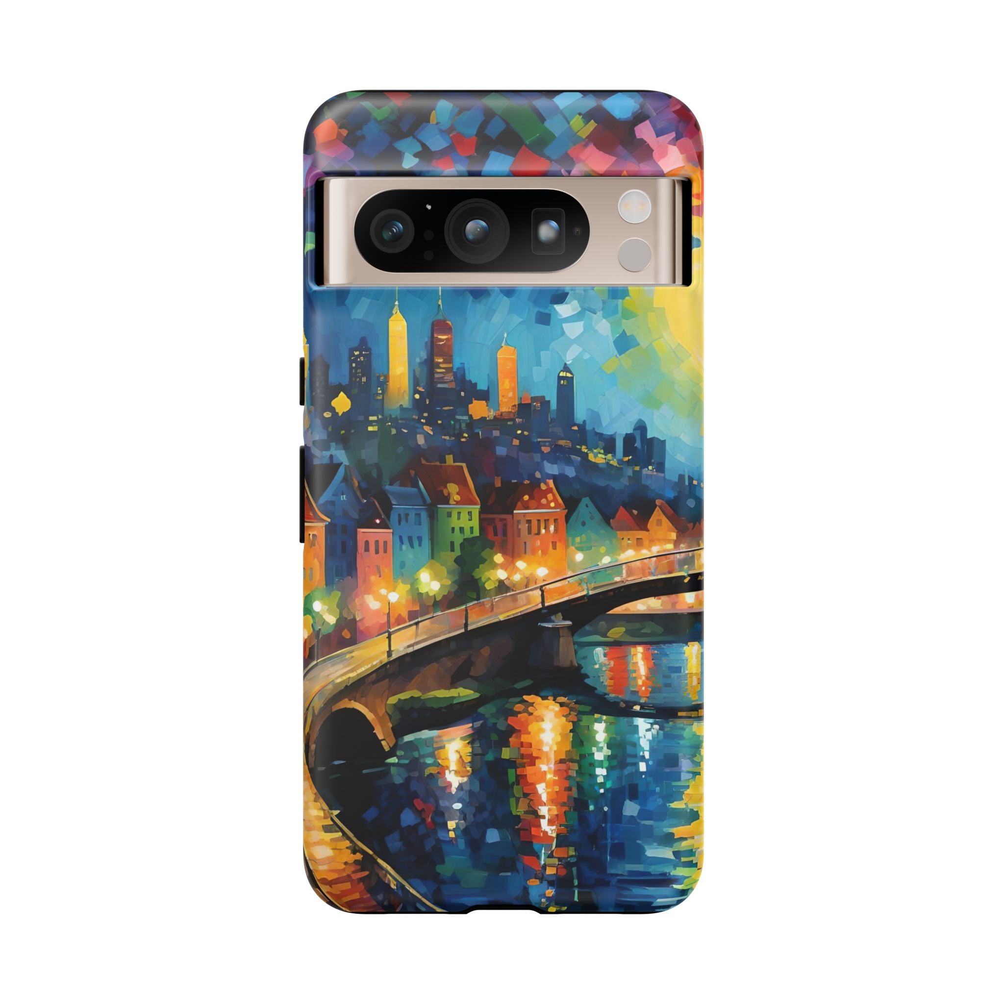 Colorful Phone Case for Tough Cases, Artistic Phone Cover, Unique Gift, Vibrant Design, Decorative Phone Accessories