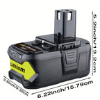 2pcs Lithium-Ion Battery for Ryobi One+-2