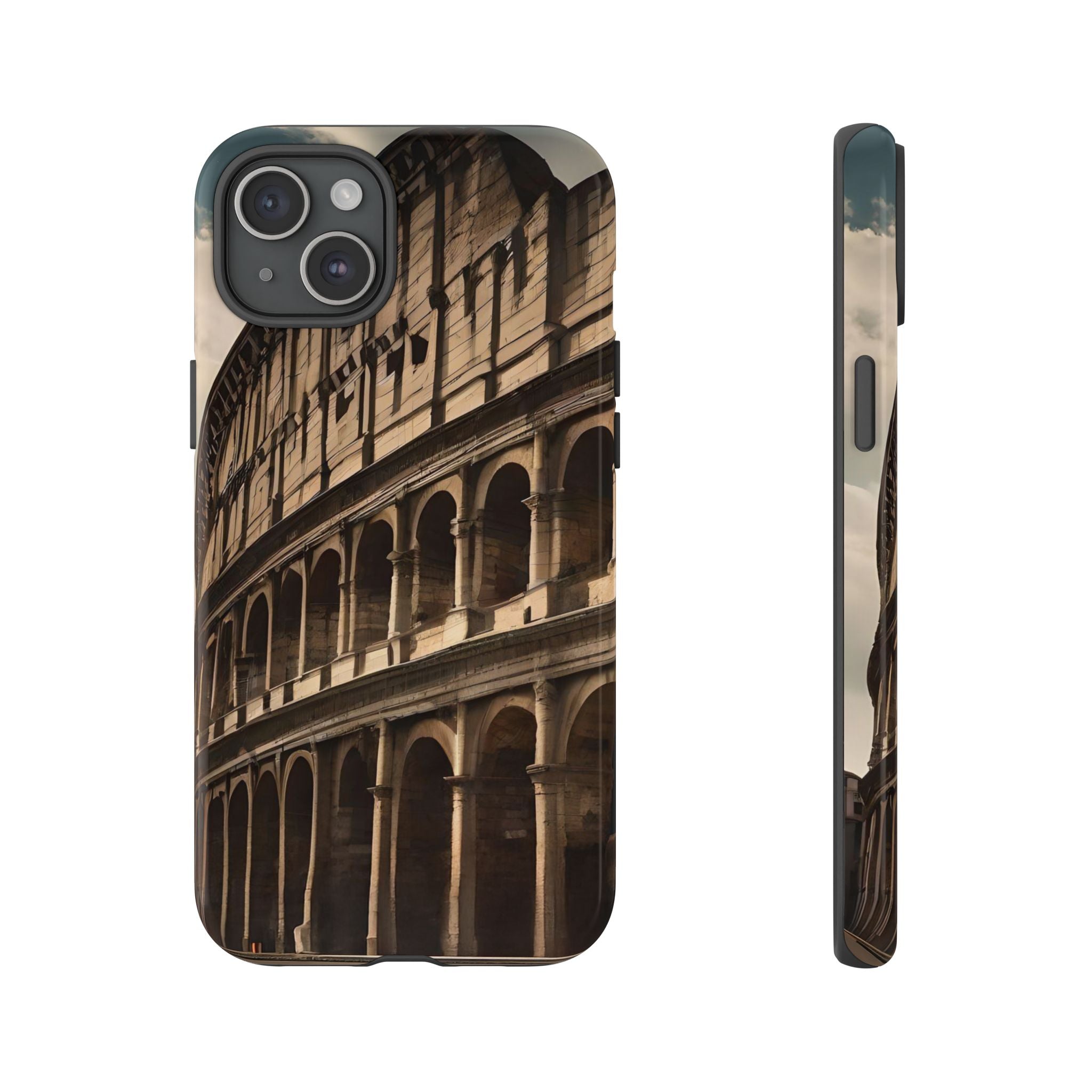 Vintage Colosseum Phone Case, Tough Cases for Travel Lovers, Unique Gift for History Buffs, Protect Your Phone with Style, Vintage Design