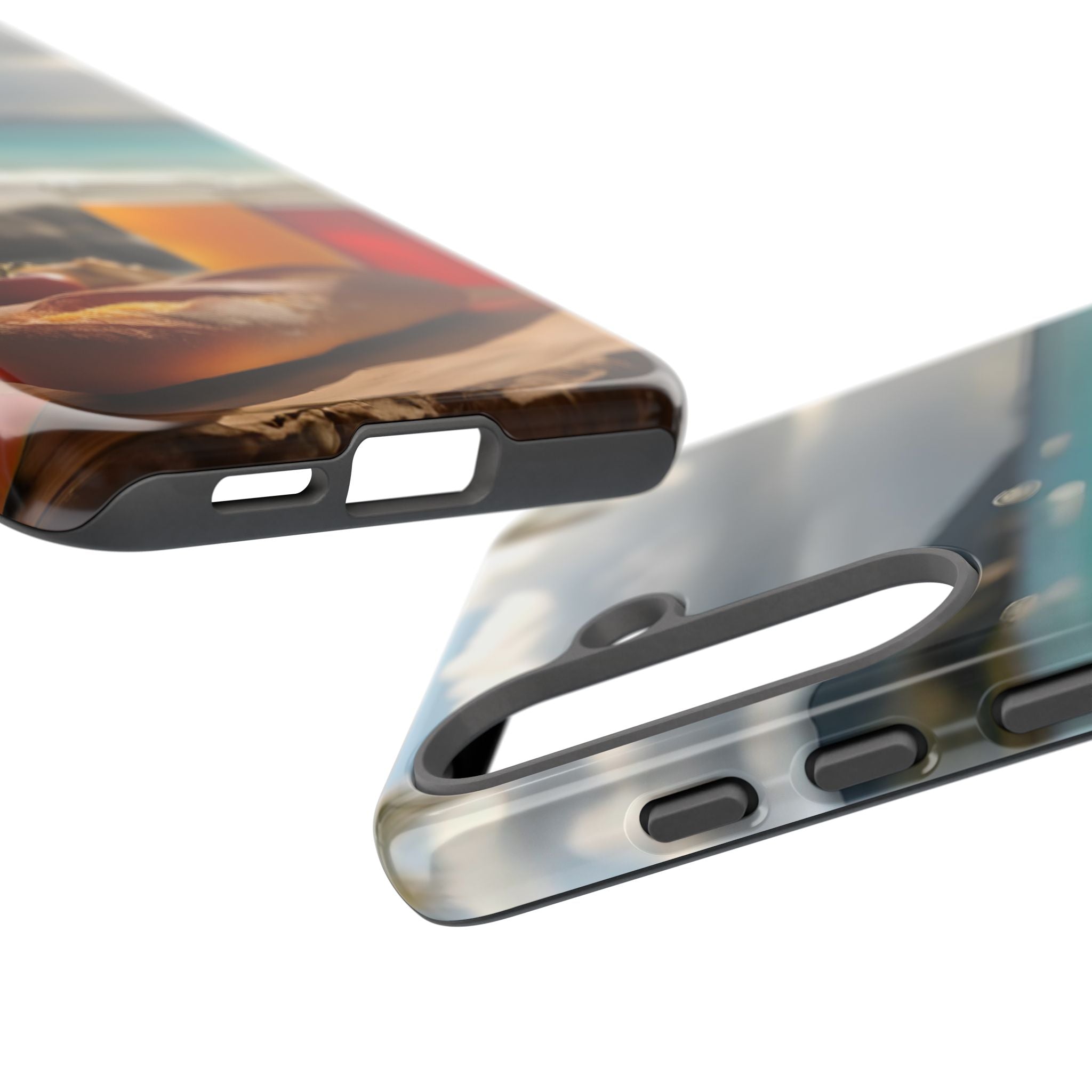 Tropical Beach Picnic View, Phone Case