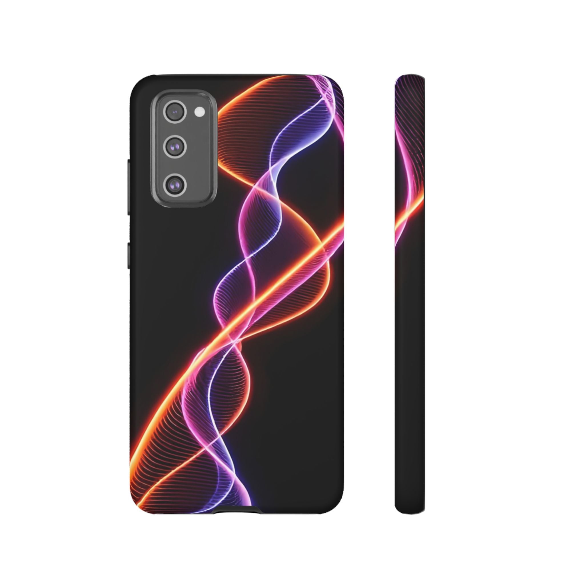 Vibrant Phone Case with Abstract Light Design, Artistic Phone Cover, Modern Tech Accessory, Gift for Tech Lovers, Personalized Phone Case