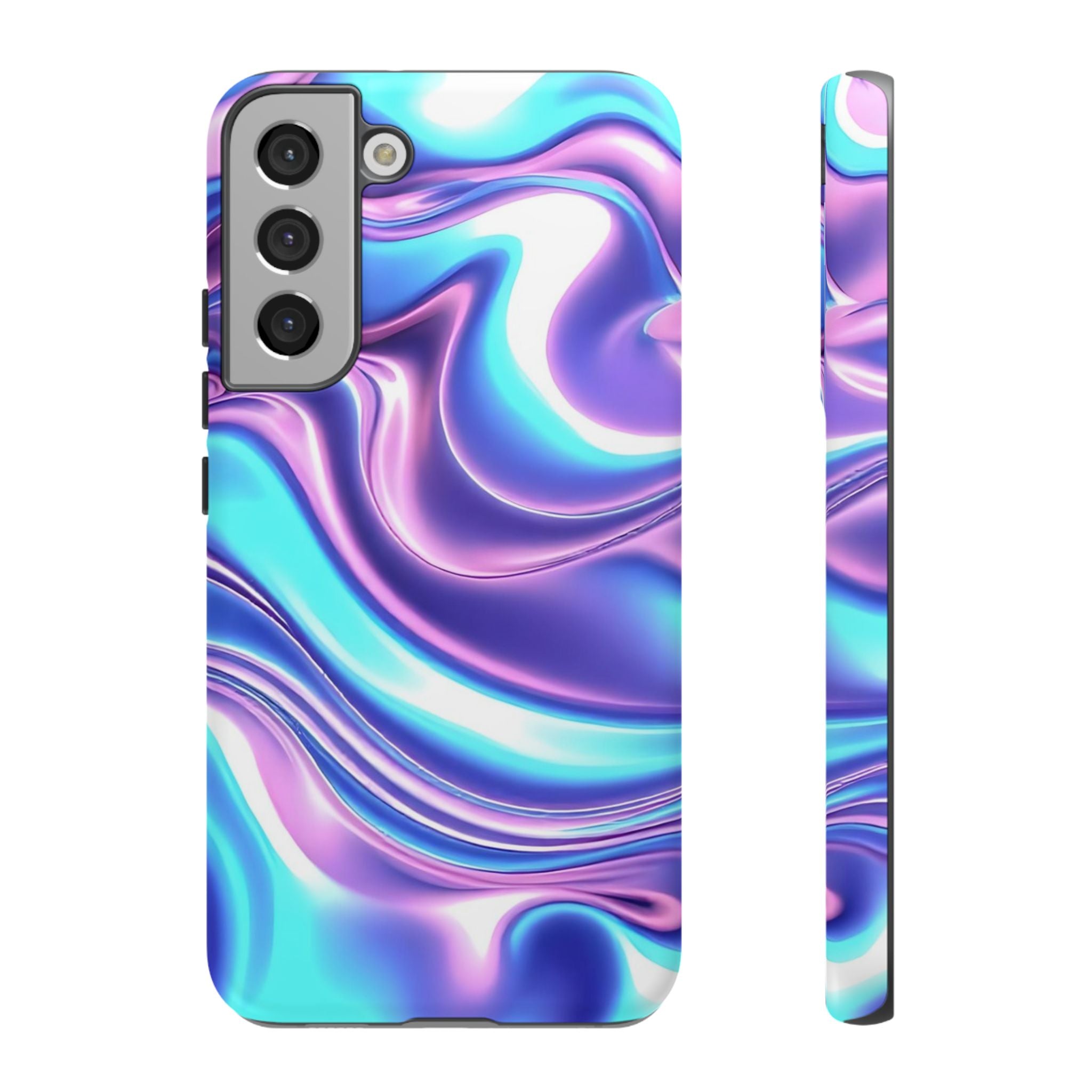Colorful Phone Case, Tough Case, Swirl Design Phone Cover, Vibrant Phone Accessory, Gift for Her, Trendy Mobile Protection