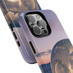 Coque de téléphone Arctic Igloo, paysage enneigé au crépuscule