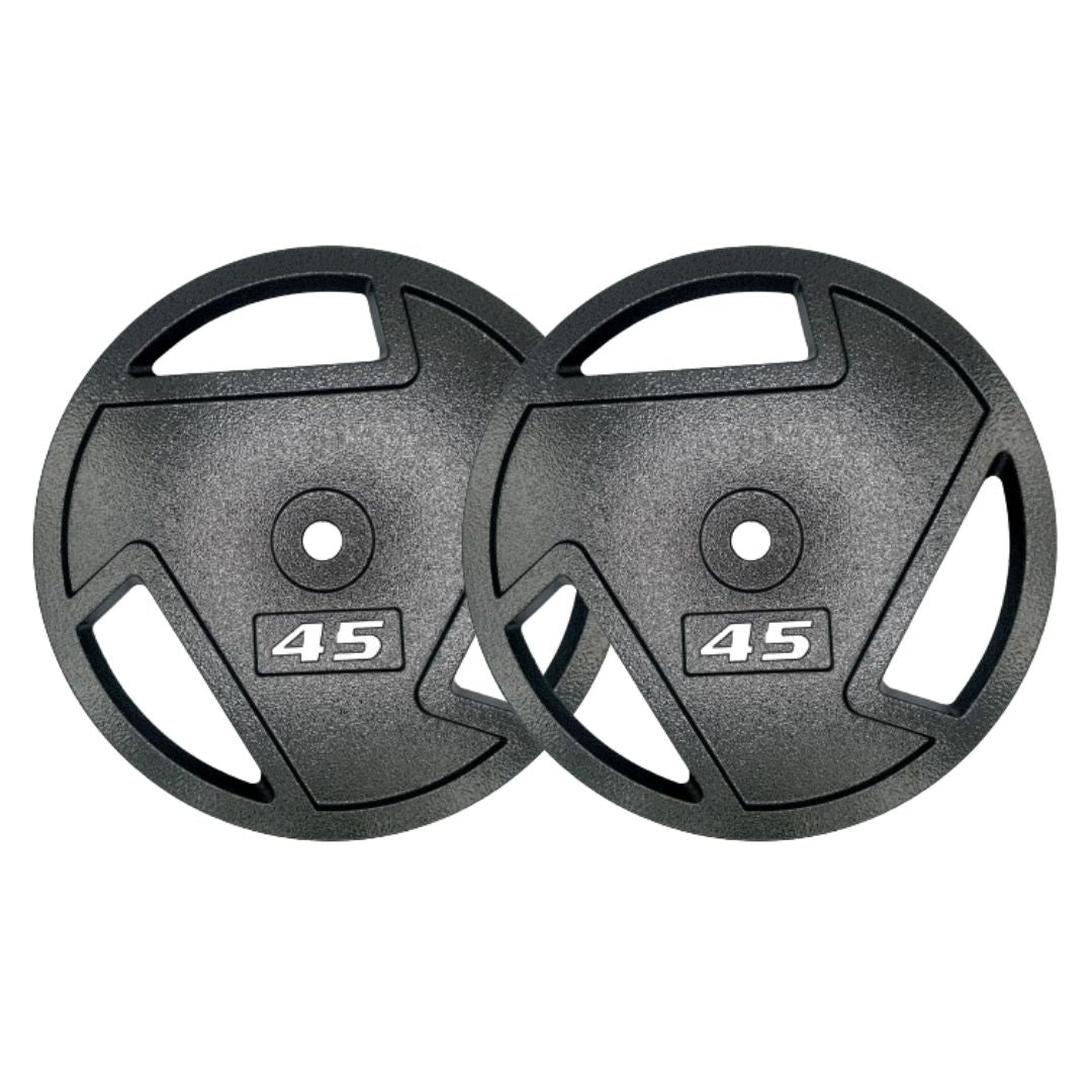 HAJEX Tri Grip Cast Iron Weight Plates