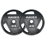 HAJEX Tri Grip Cast Iron Weight Plates