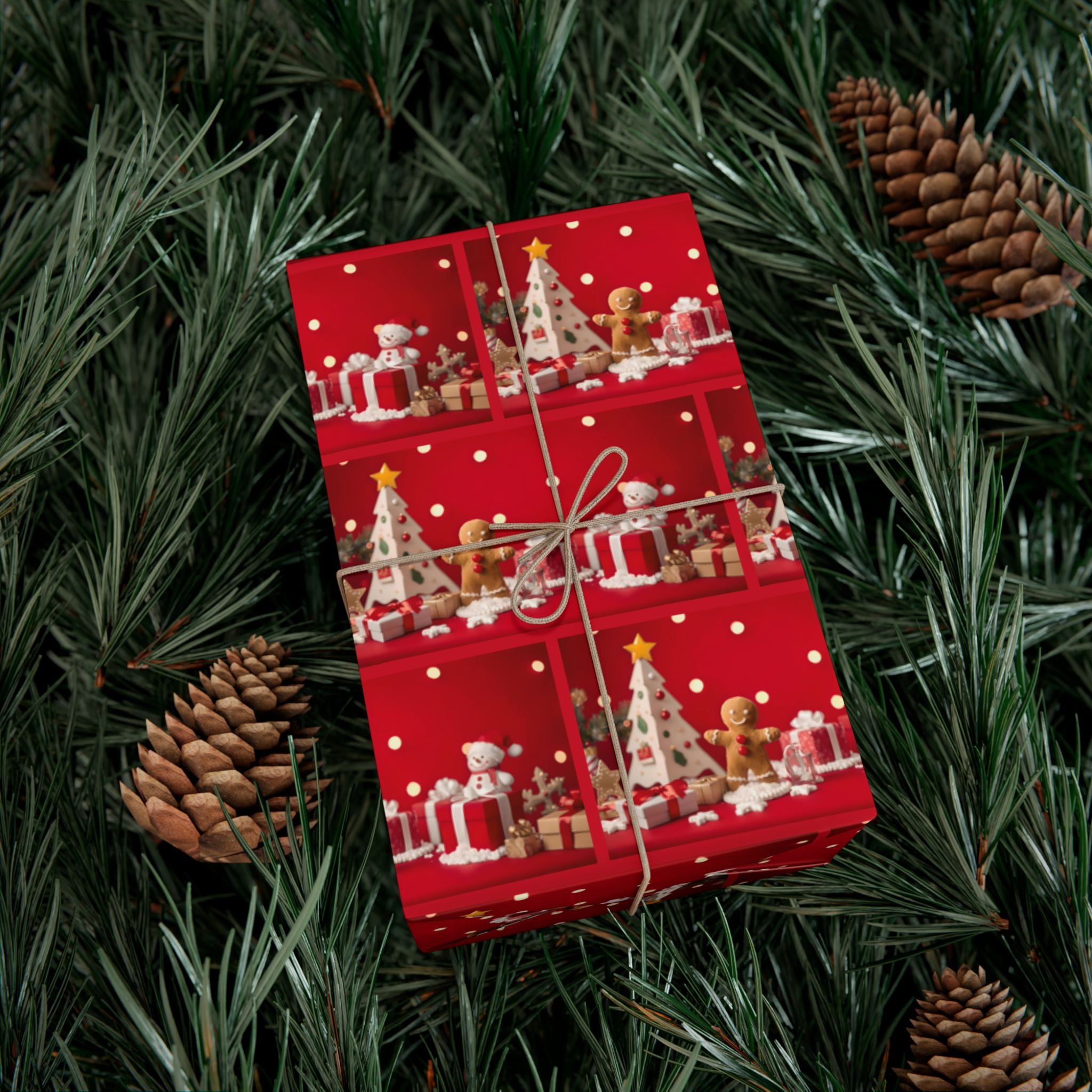 Festive Holiday Print, Wrapping paper