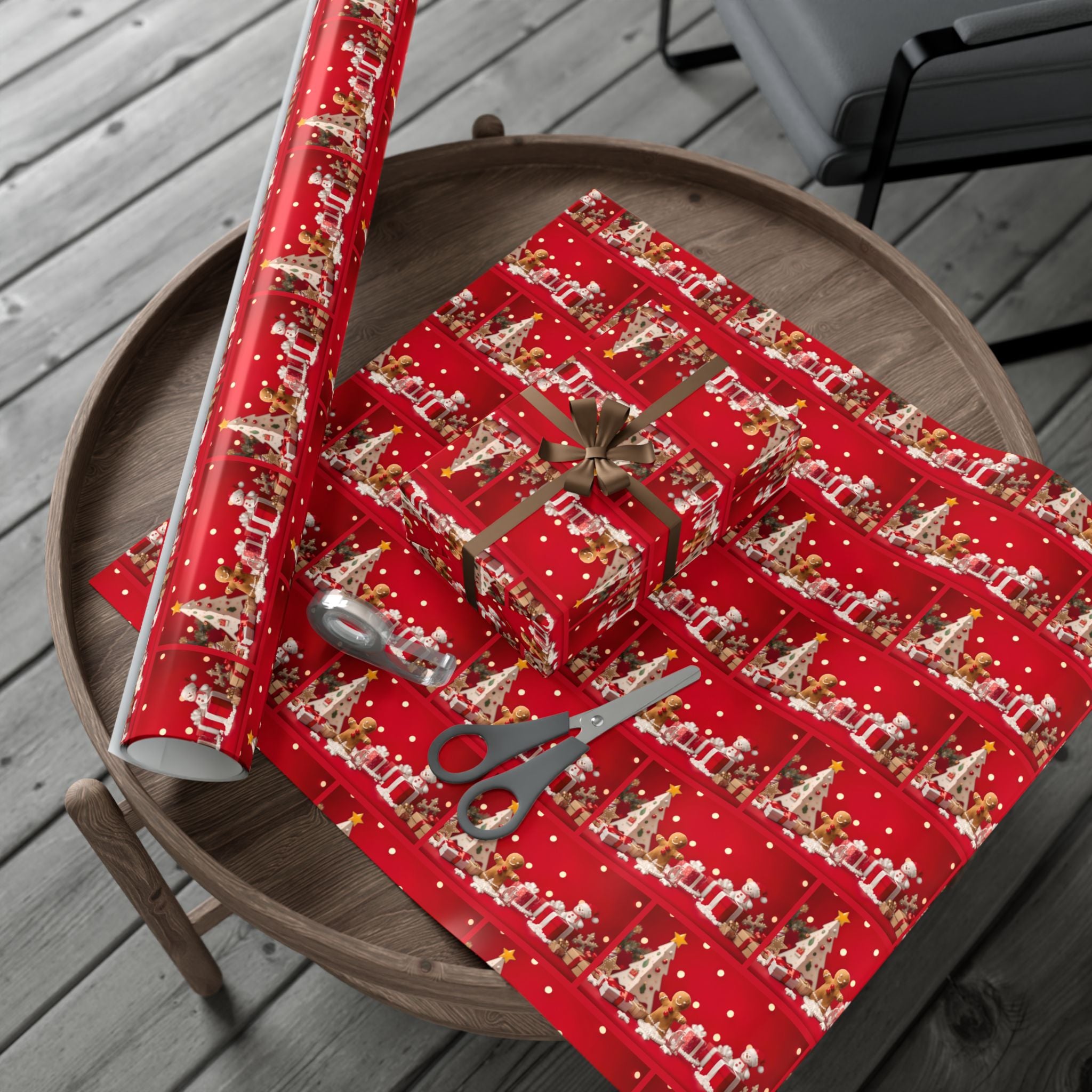 Festive Holiday Print, Wrapping paper