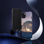 Coque de téléphone Arctic Igloo, paysage enneigé au crépuscule