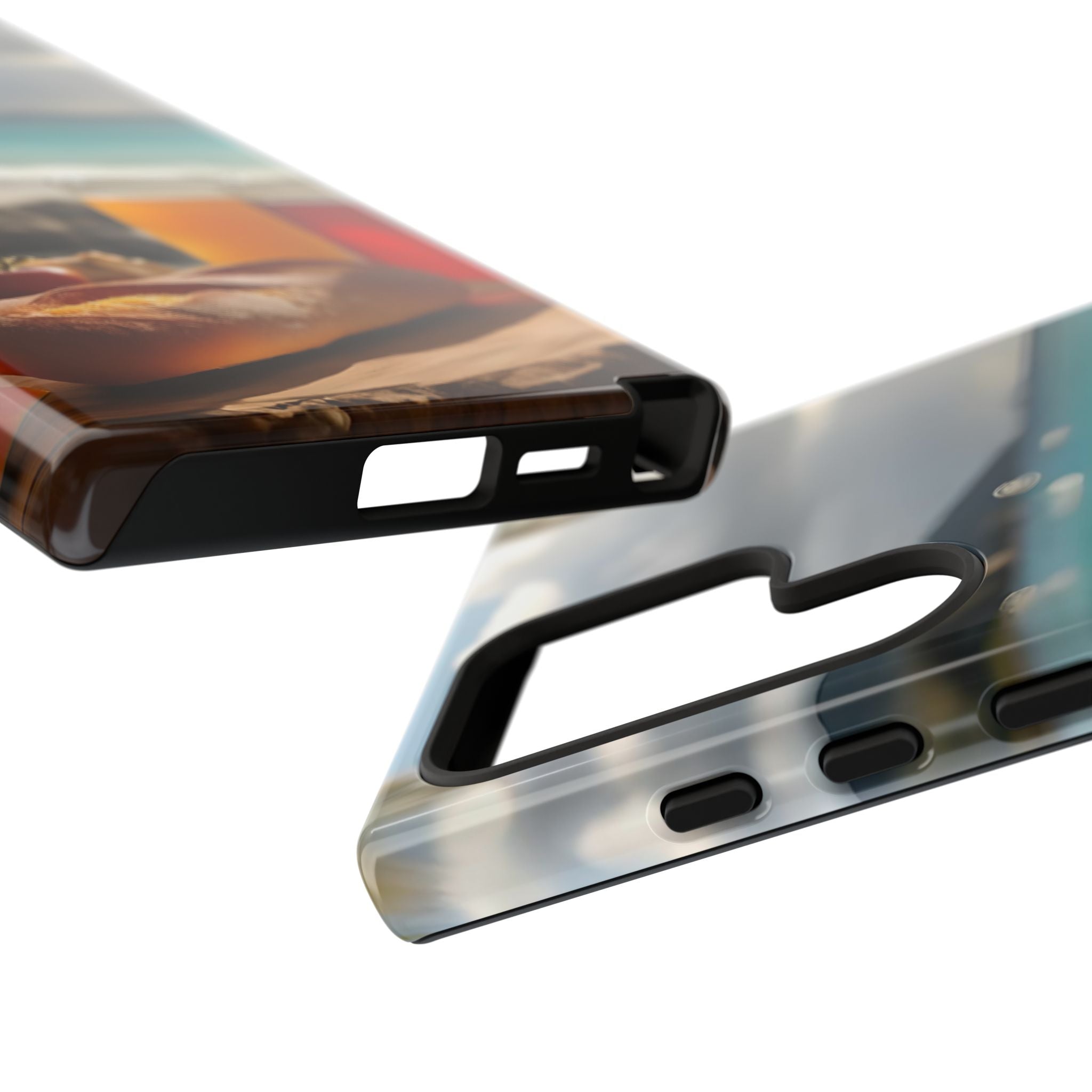 Tropical Beach Picnic View, Phone Case