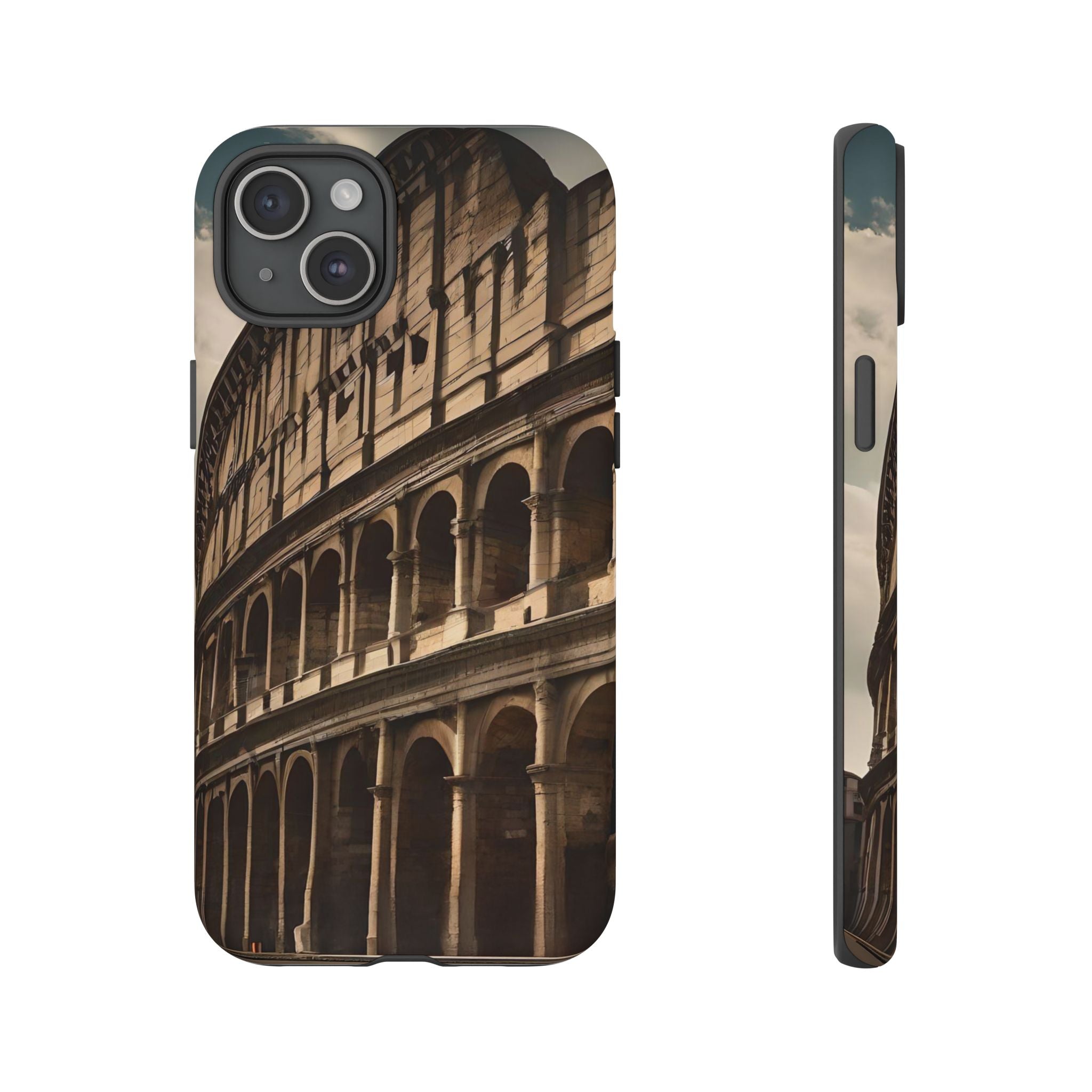 Vintage Colosseum Phone Case, Tough Cases for Travel Lovers, Unique Gift for History Buffs, Protect Your Phone with Style, Vintage Design