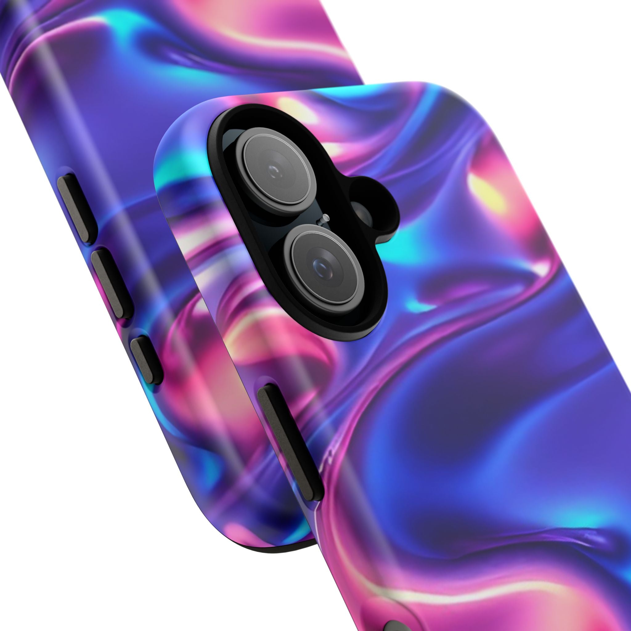 Vibrant Phone Case with Colorful Wave Design, Tough Phone Cover, Stylish Smartphone Case, Unique Gift for Her, Phone Accessories