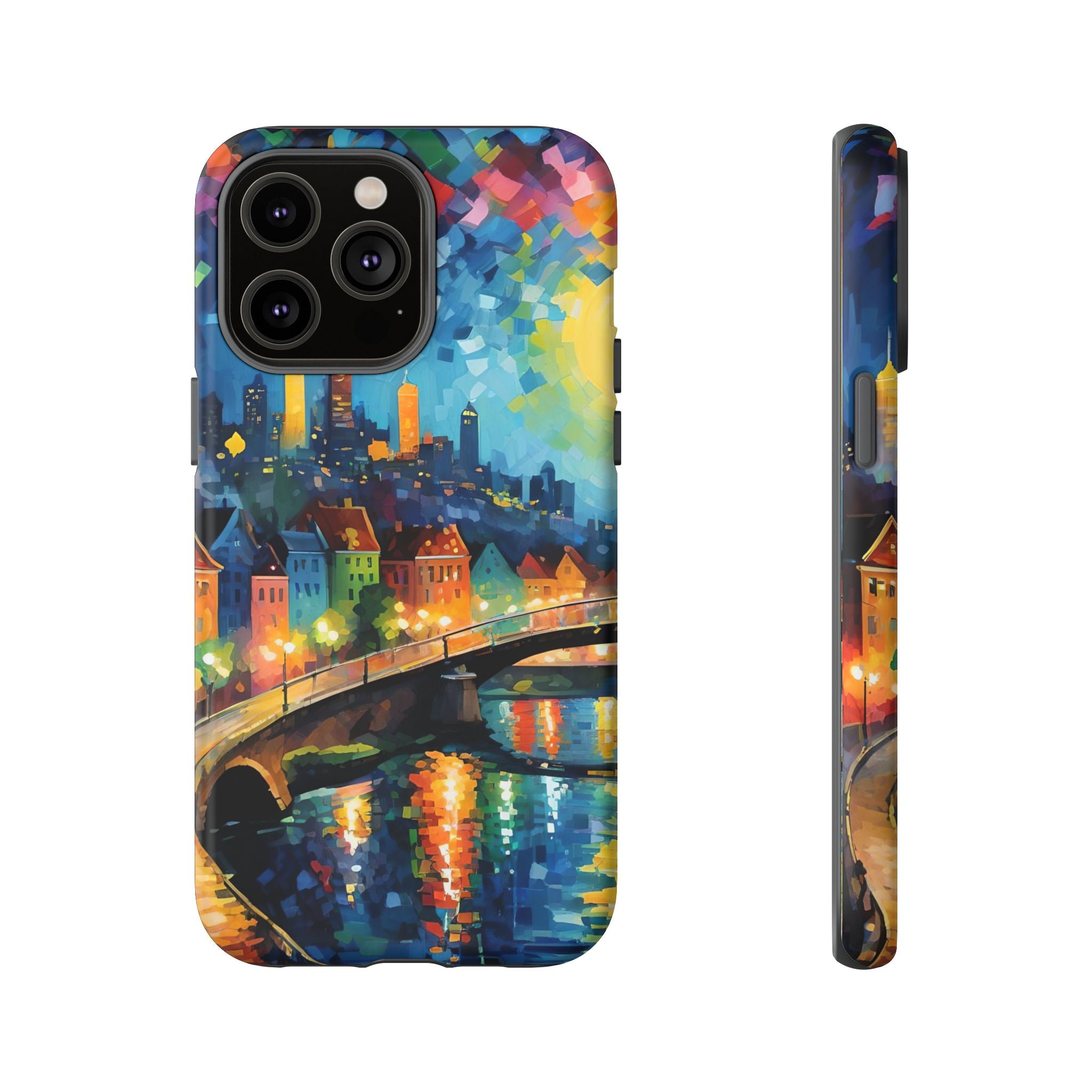 Colorful Phone Case for Tough Cases, Artistic Phone Cover, Unique Gift, Vibrant Design, Decorative Phone Accessories