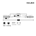 HAJEX Olympic and Standard Barbell Bars 4Ft, 5Ft, 6Ft and 7Ft
