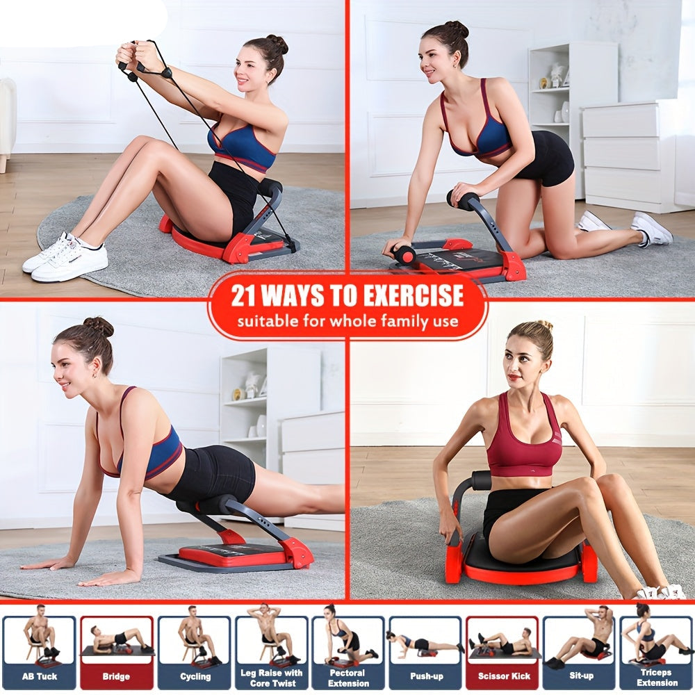 6-in-1 Abdominal Trainer Home Gym Equipment-1