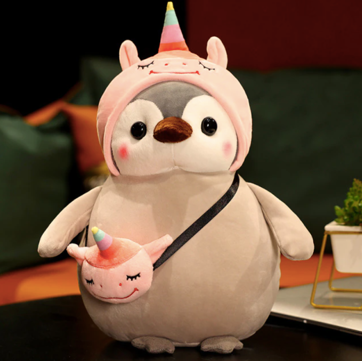 Peluche pingouin mignonne à habiller