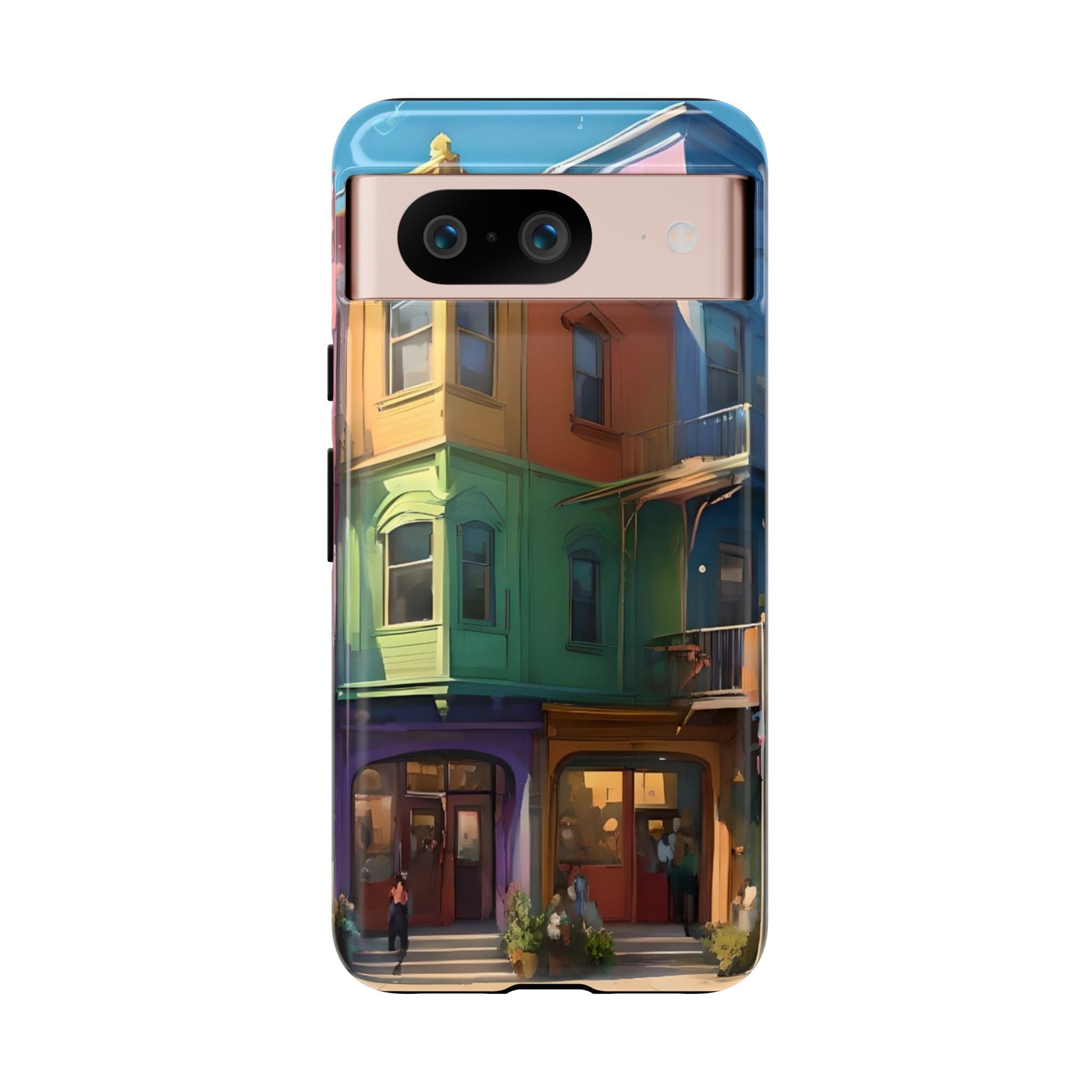Colorful Phone Case with Artistic Cityscape Design, Tough Phone Cover, Unique Gift for Art Lovers, Vibrant Mobile Accessory, Perfect [...]