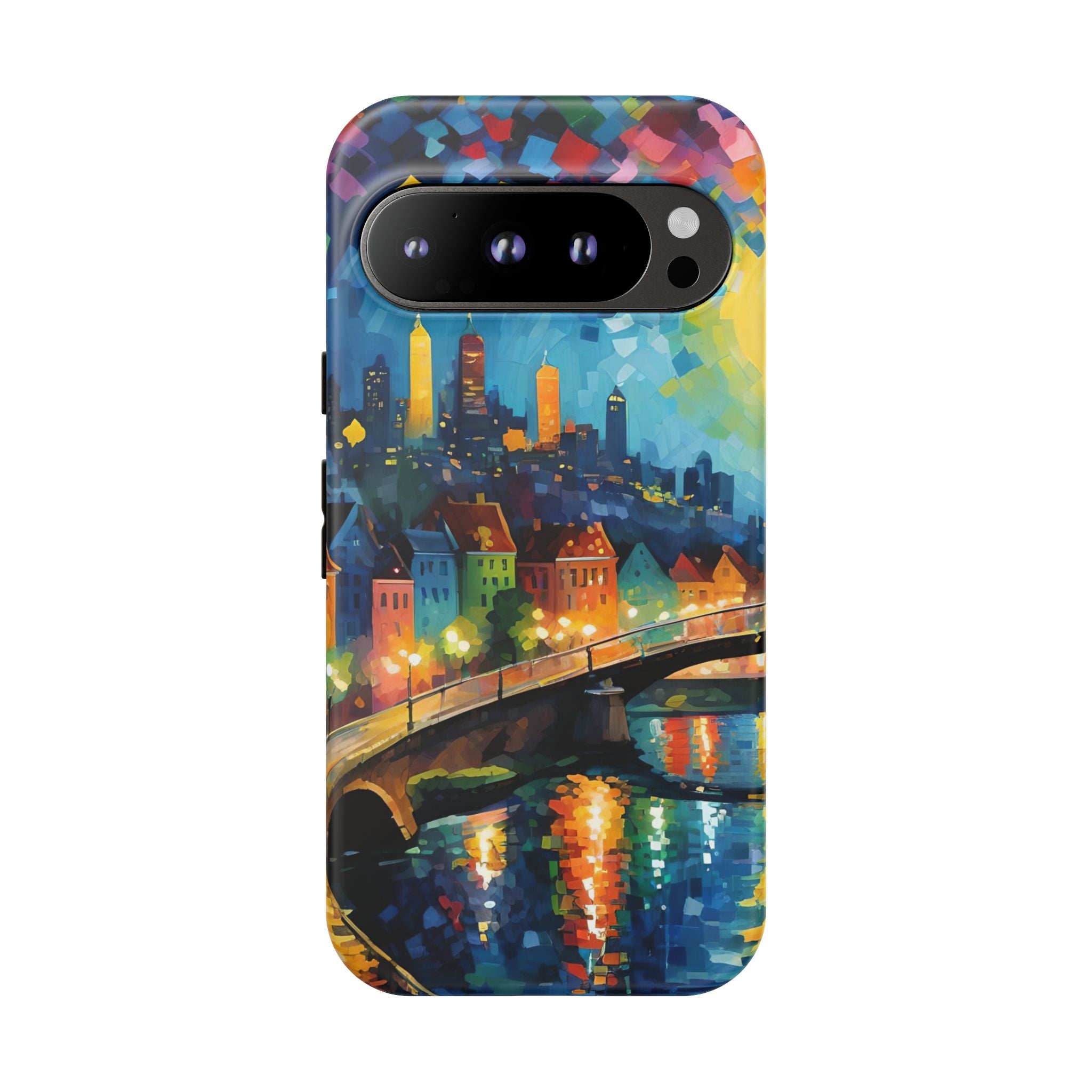 Colorful Phone Case for Tough Cases, Artistic Phone Cover, Unique Gift, Vibrant Design, Decorative Phone Accessories
