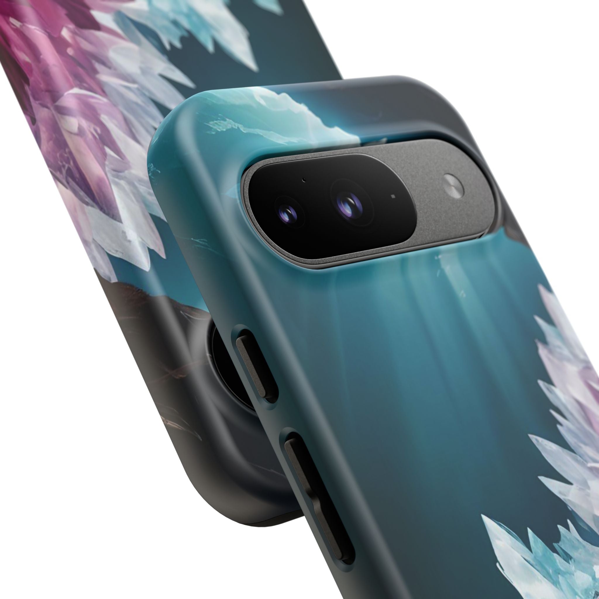 Colorful Crystal Cave Light Beam, Phone Case