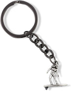 Emerald Park Jewelry Surfer Female Charm Keychain-0