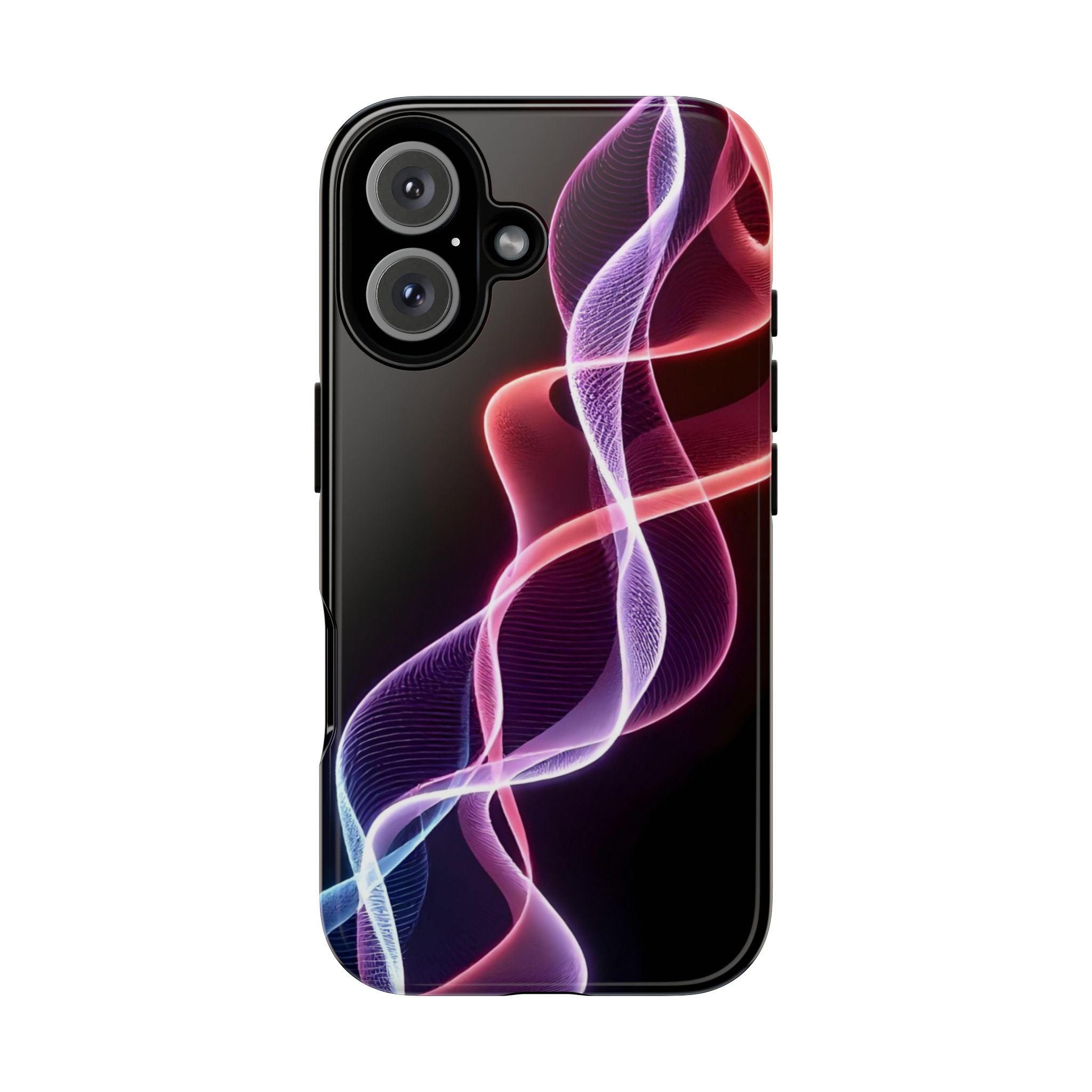 Stylish Phone Case with Vibrant Wave Design, Tough Cases, Phone Accessories, Unique Gift, Trendy Tech, Fashionable Protection