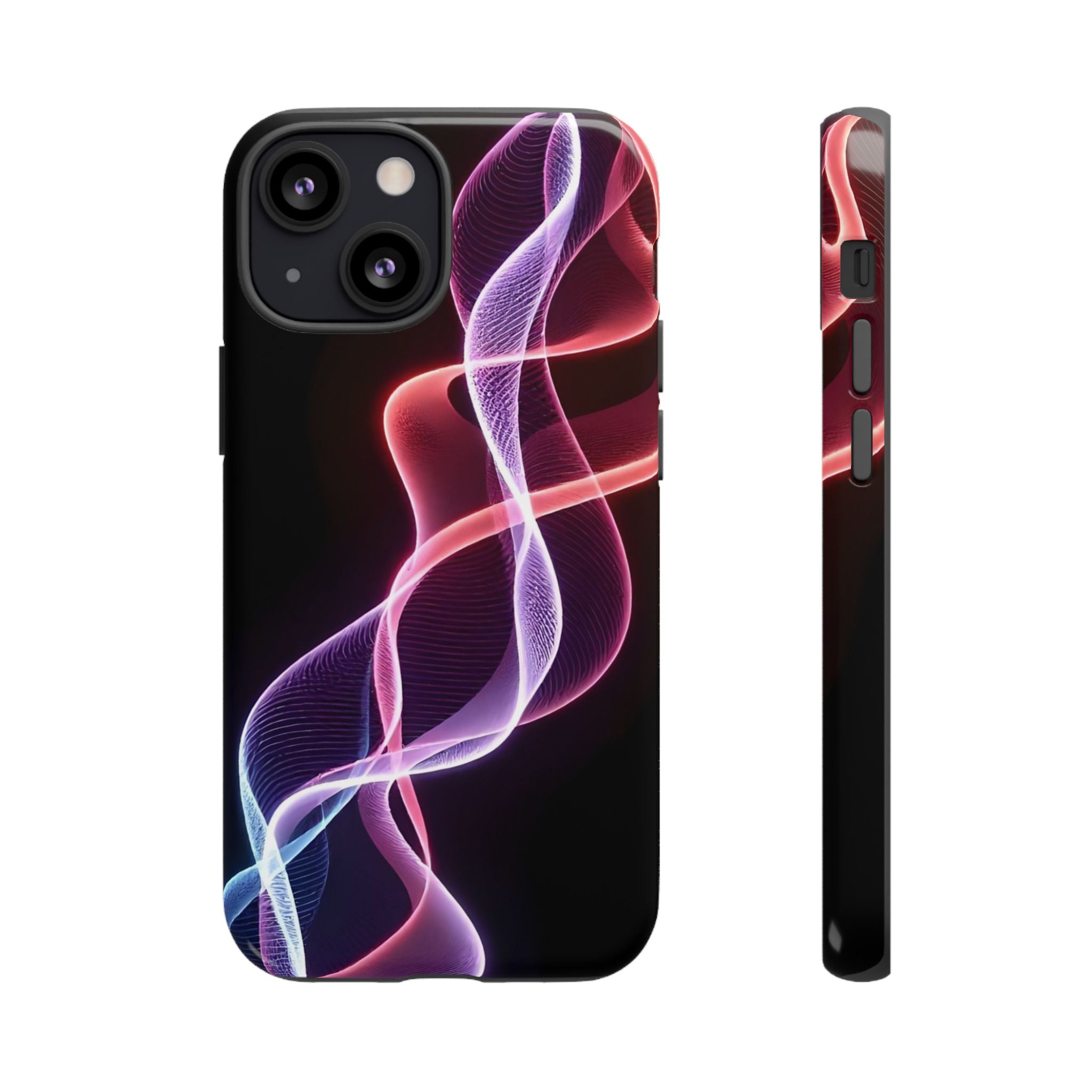 Stylish Phone Case with Vibrant Wave Design, Tough Cases, Phone Accessories, Unique Gift, Trendy Tech, Fashionable Protection