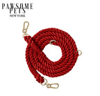 Dark Red Hands Free Rope Leash, For Pets