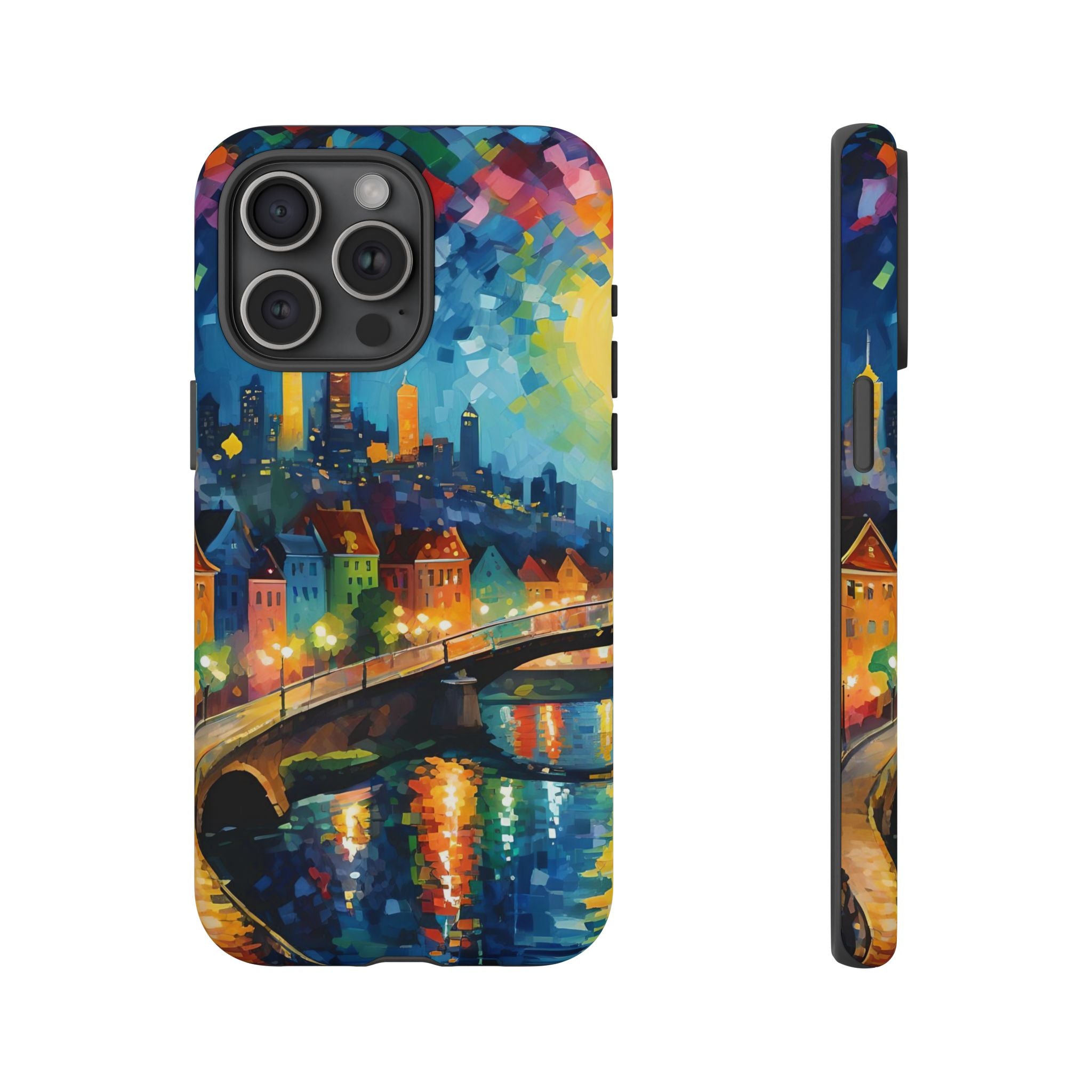 Colorful Phone Case for Tough Cases, Artistic Phone Cover, Unique Gift, Vibrant Design, Decorative Phone Accessories