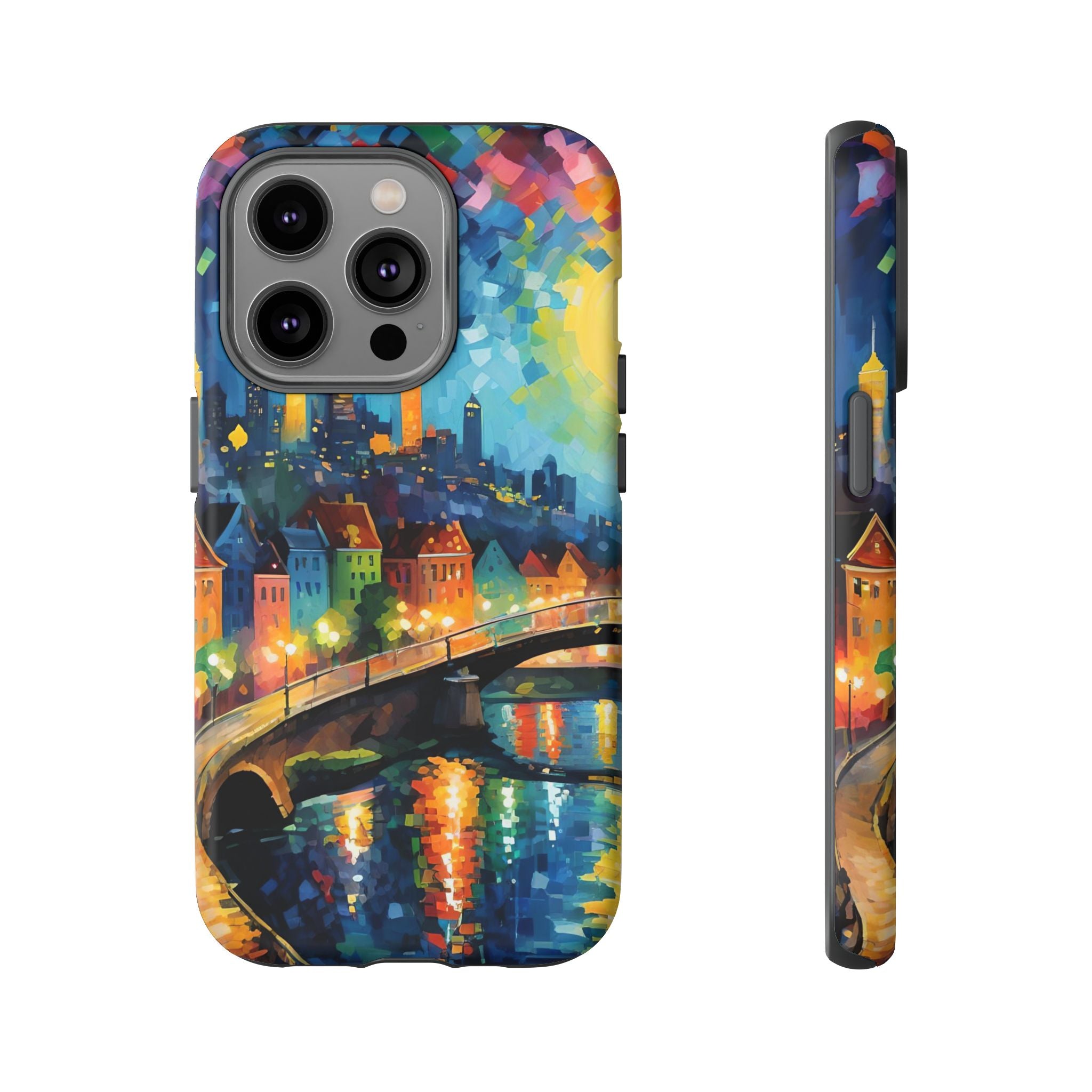 Colorful Phone Case for Tough Cases, Artistic Phone Cover, Unique Gift, Vibrant Design, Decorative Phone Accessories