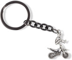 Emerald Park Jewelry Motorcycle Key Tag | an Exciting Motocross Moto Key Tags for Those That Like to Take Flight with a Motocross Stunt-0