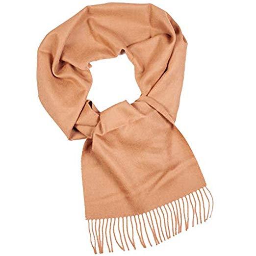 Écharpe Great Natural Alpaca 100% bébé alpaga, couleur camel 