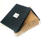 Écharpe Great Natural Alpaca 100% bébé alpaga, couleur camel 