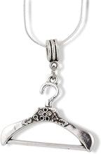 Emerald Park Jewelry Fashion Clothing Hanger Charm Snake Chain Necklace-0