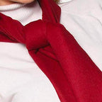 Écharpe Great Natural Alpaca 100% baby alpaga couleur grenade 