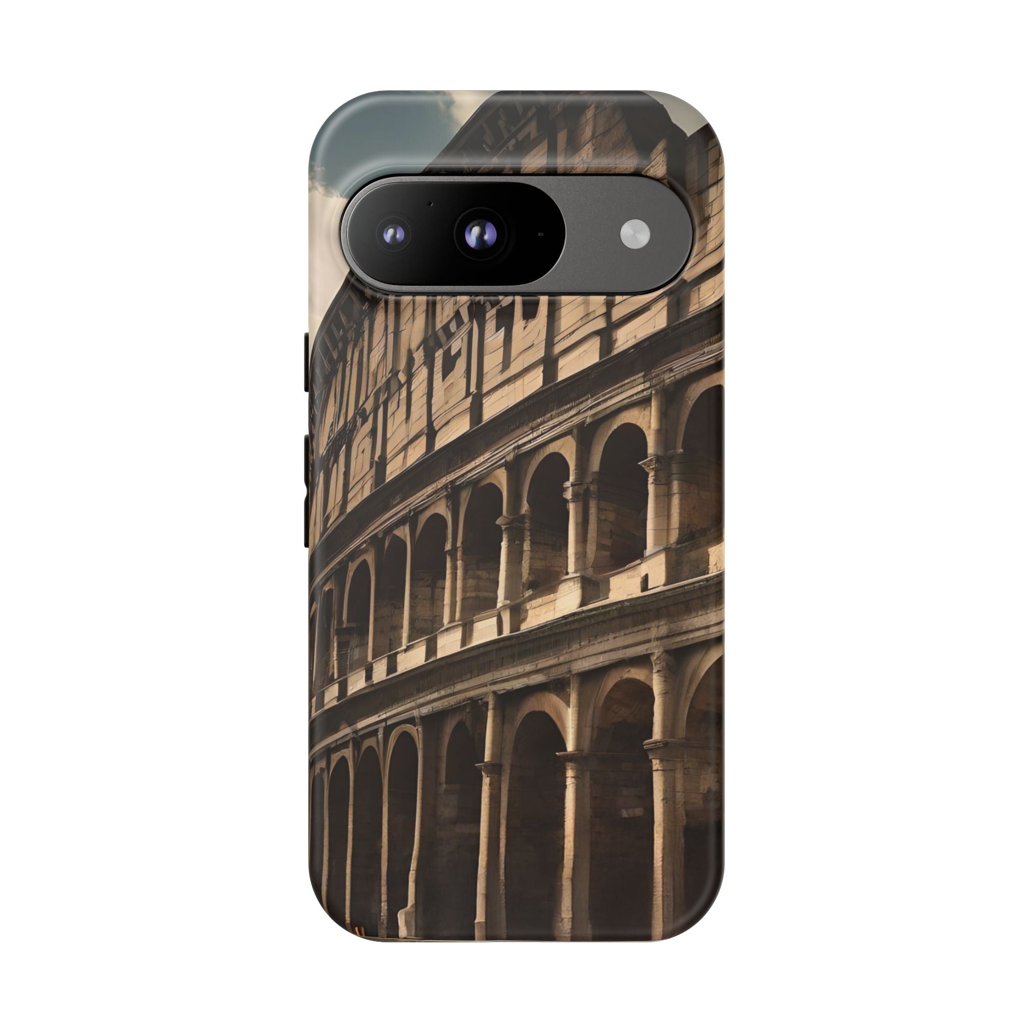 Vintage Colosseum Phone Case, Tough Cases for Travel Lovers, Unique Gift for History Buffs, Protect Your Phone with Style, Vintage Design