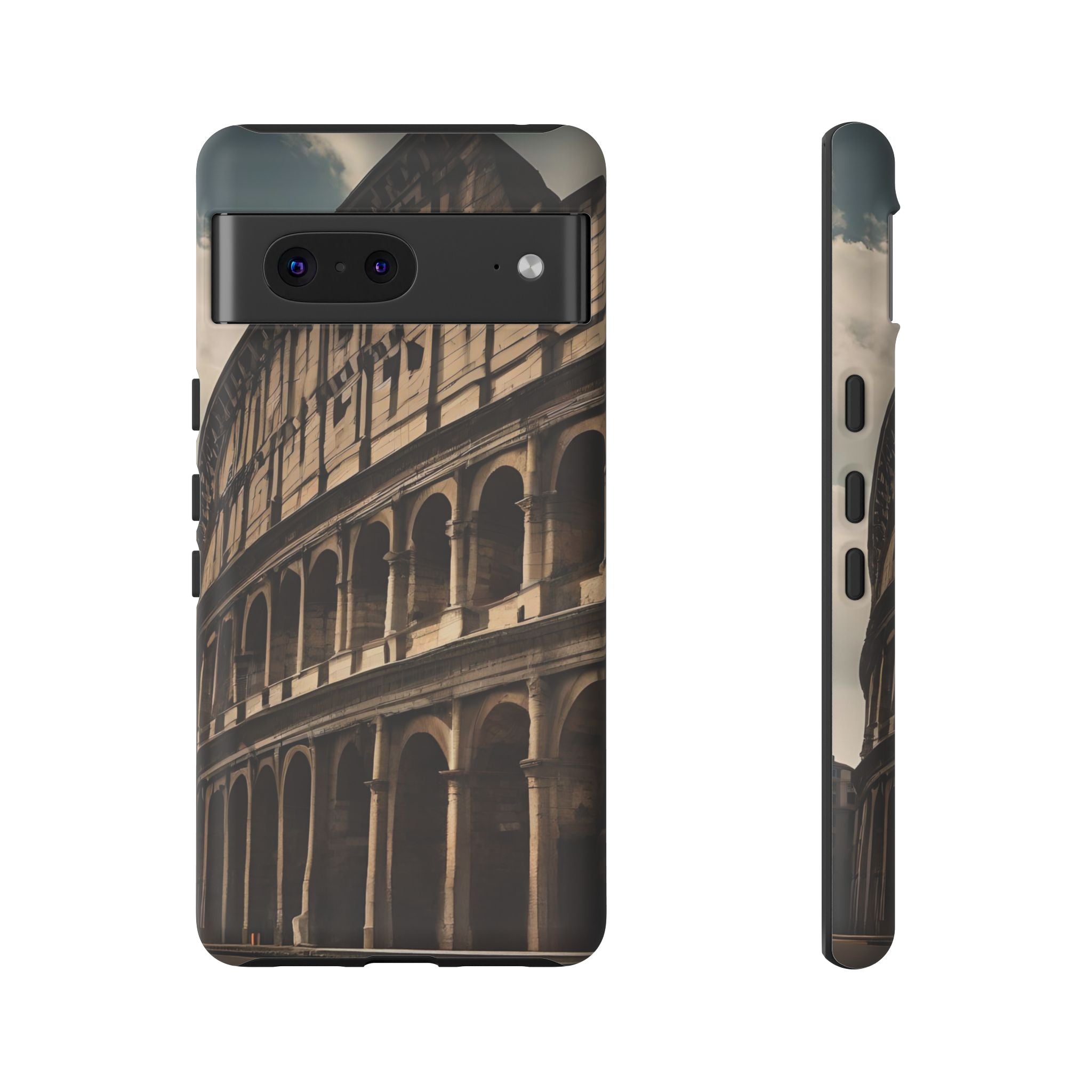 Vintage Colosseum Phone Case, Tough Cases for Travel Lovers, Unique Gift for History Buffs, Protect Your Phone with Style, Vintage Design